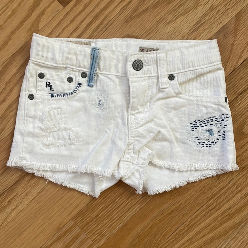 Ralph Lauren Distressed Cotton Denim Short (NWOT)